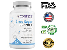 Load image into Gallery viewer, Context Blood Sugar Support Supplement - 60 Count
