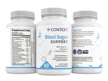 Load image into Gallery viewer, Context Blood Sugar Support Supplement - 60 Count
